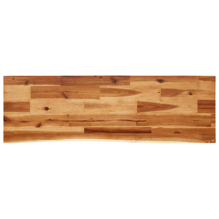 Tavolo Consolle Bordi Vivi 110x35x80 cm Legno Massello Acacia 353296