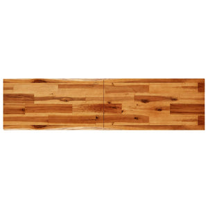 Tavolo Consolle Bordi Vivi 140x40x80 cm Legno Massello Acacia 353297
