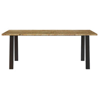 Tavolo da Pranzo 200x90x75 cm in Legno Massello di Acacia 353299