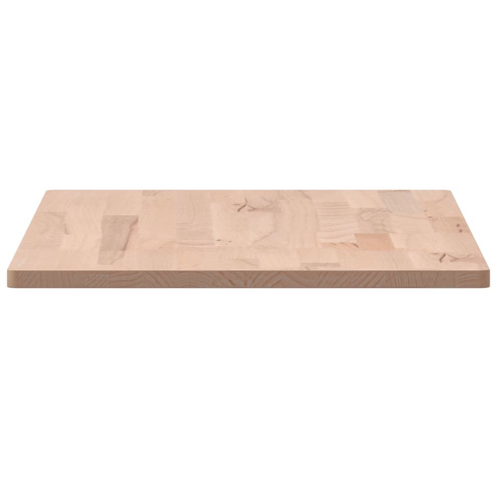 Piano Tavolo 100x50x1,5cm Rettangolare Legno Massello Faggio 3188879