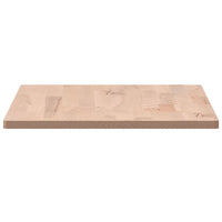 Piano Tavolo 100x50x1,5cm Rettangolare Legno Massello Faggio 3188879