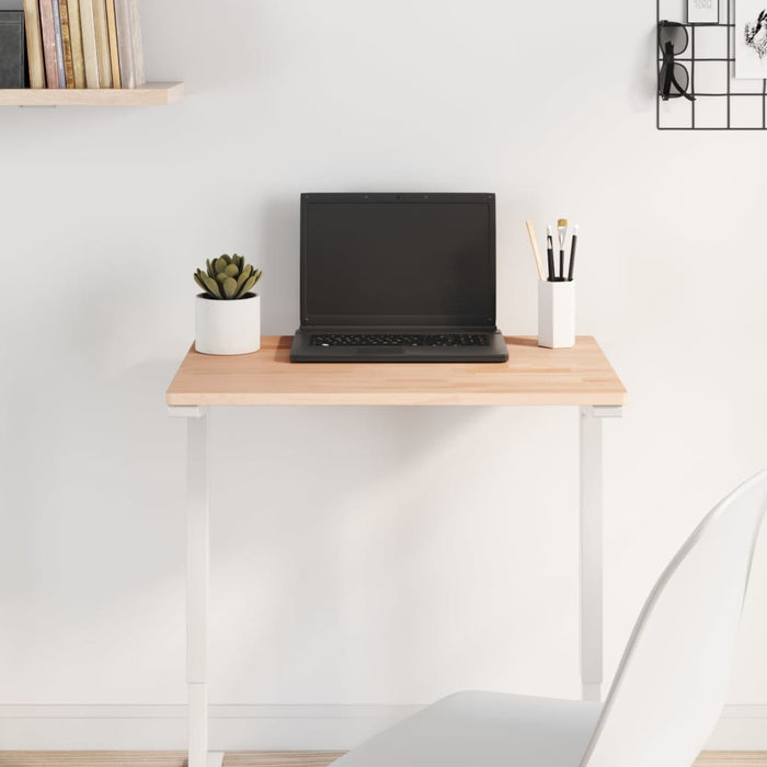 Piano Tavolo 60x40x1,5cm Rettangolare Legno Massello Faggio