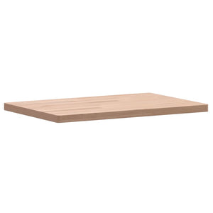 Piano Tavolo 60x40x2,5cm Rettangolare Legno Massello di Faggiocod mxl 107387
