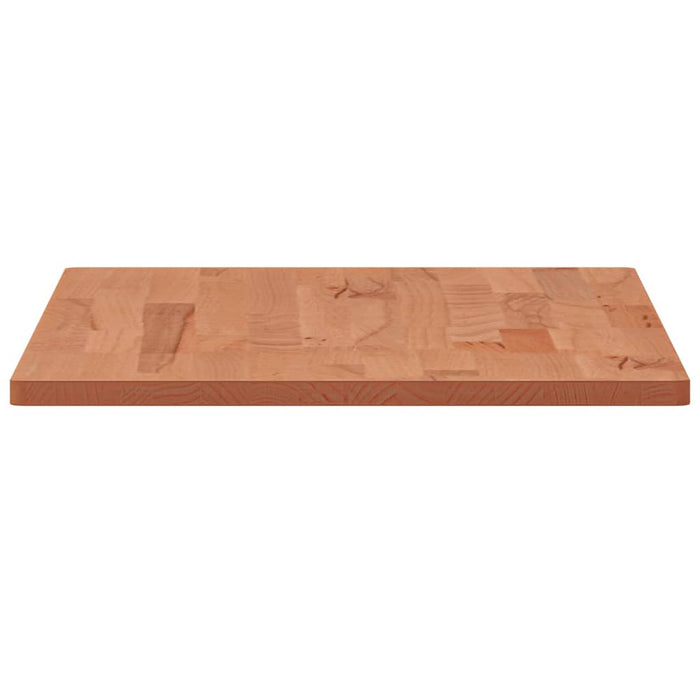 Piano Tavolo 100x50x1,5cm Rettangolare Legno Massello Faggio 3188890