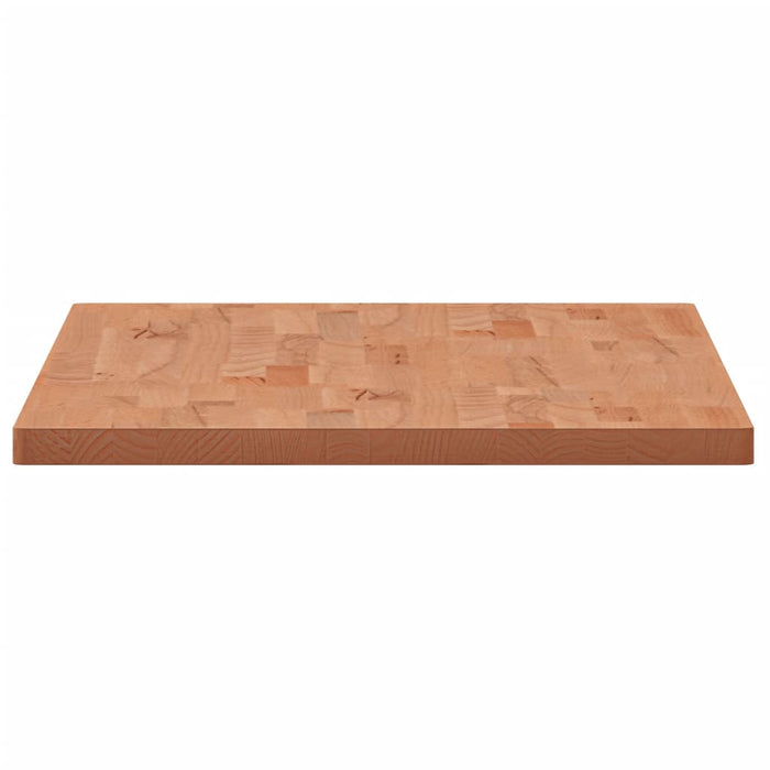 Piano Tavolo 100x50x2,5cm Rettangolare Legno Massello di Faggio