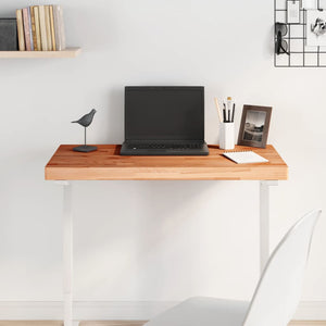 Piano Tavolo 80x40x4cm Rettangolare Legno Massello di Faggiocod mxl 131370