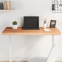 Piano Tavolo 100x50x4cm Rettangolare Legno Massello di Faggiocod mxl 83451