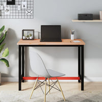 Banco da Lavoro 115x55x81,5 cm Legno Massello Faggio e Metallocod mxl 131338