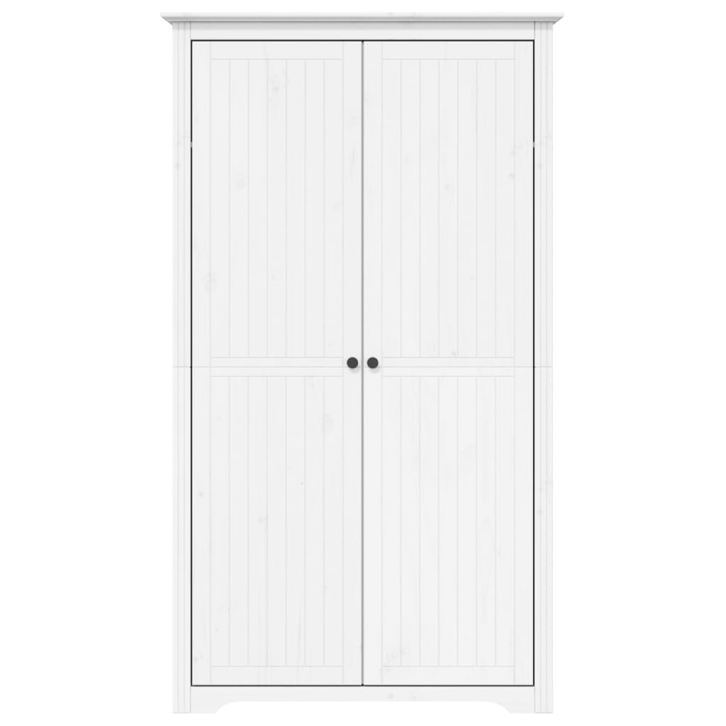 Armadio BODO 99x53,5x173 cm in Legno Massello di Pino Bianco