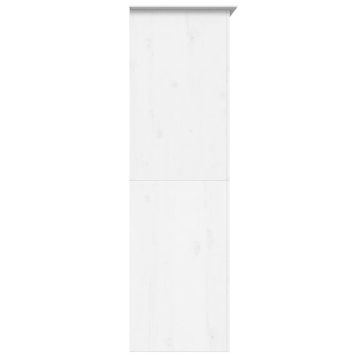 Armadio BODO 99x53,5x173 cm in Legno Massello di Pino Bianco 355059