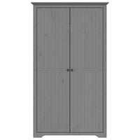 Armadio BODO 99x53,5x173 cm in Legno Massello di Pino Grigio