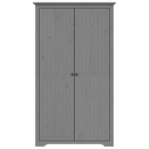 Armadio BODO 99x53,5x173 cm in Legno Massello di Pino Grigio