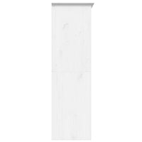 Armadio BODO 146x53,5x173 cm in Legno Massello di Pino Bianco 355062