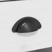 vidaXL Credenza BODO 115,5x44x80 cm in Legno Massello di Pino Bianco