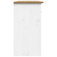 Credenza buffet cassettiera mobile contenitore organizer cucina soggiorno soggiorno BODO e 115,5 x 44 x 80 cm legno massello di pino marrone 02_0030802