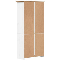 Libreria BODO 5 Ripiani 82x40x173cm Legno Massello Pino Marrone 355081