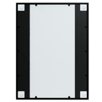 Specchi a Parete 2 pz Neri 80x60 cm in Metallo 3189032
