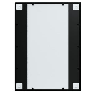 Specchi a Parete 2 pz Neri 80x60 cm in Metallo 3189032