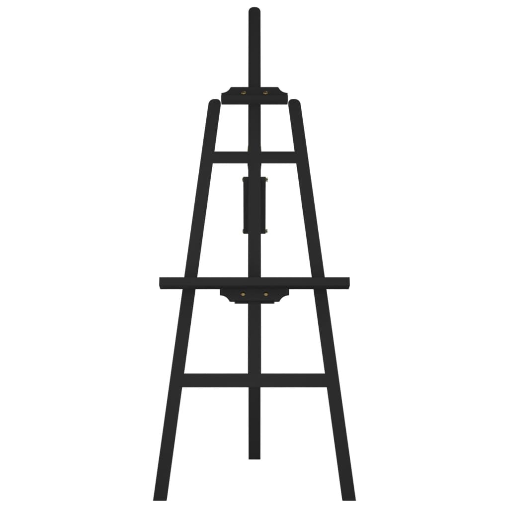 Cavalletto Nero 53,5x95x127 cm in Legno Massello di Pino 30221