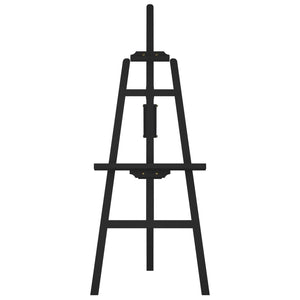 Cavalletto Nero 53,5x95x127 cm in Legno Massello di Pino 30221