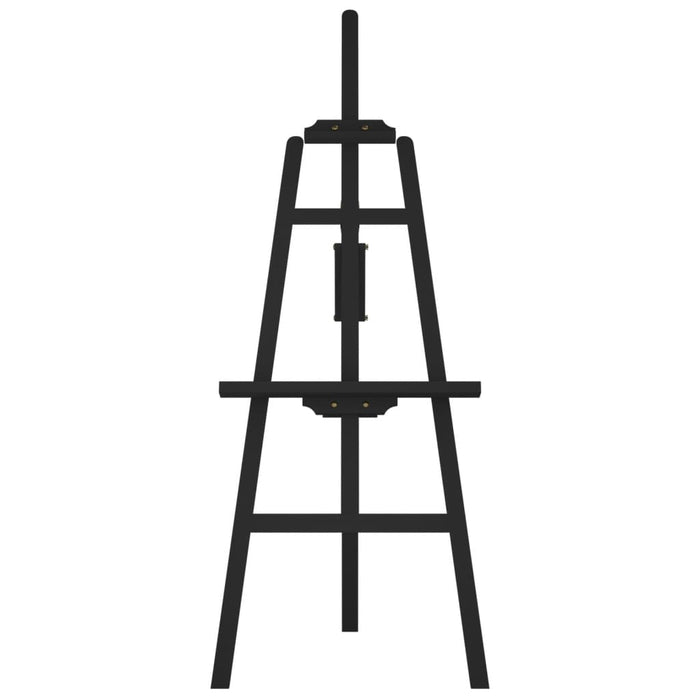 Cavalletto Nero 53,5x95x127 cm in Legno Massello di Pino 30221