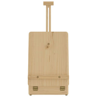Cavalletto da Tavolo 27x43x68 cm in Legno Massello di Pino 30226