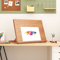 Cavalletto da Tavolo 65x48x7 cm in Legno Massello di Faggio 30227