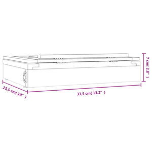 Cavalletto Tavolo Cassetto 33,5x25,5x7 cm Legno Massello Pino 30228