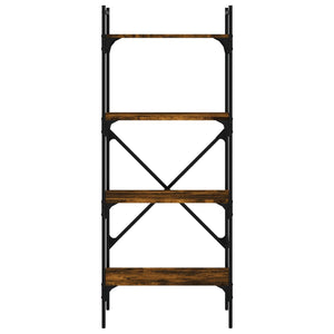 Libreria Rovere Fumo 4 Ripiani 56x31,5x138,5 cm Multistrato 833340