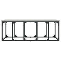 Tavolino Salotto Grigio Sonoma 100x50x35,5cm Legno Multistrato 833381