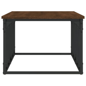 Tavolino Salotto Rovere Marrone 100x50x35,5cm Legno Multistrato 833382