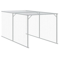 Pollaio Area Corsa Grigio Chiaro 117x609x123 cm Acciaio Zincato 3189075