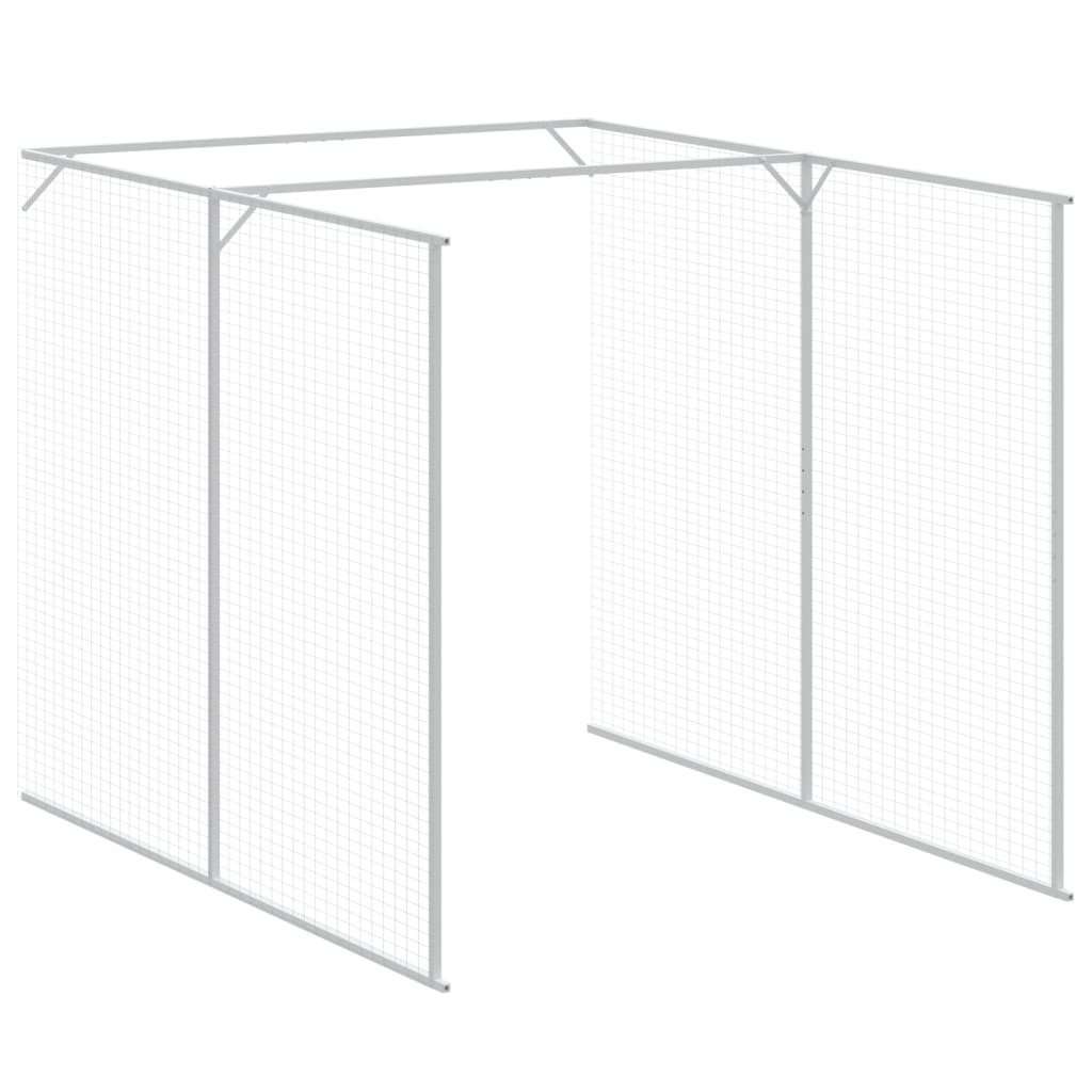 Cuccia per cani con recinto 165 x 1067 x 181 cm antracite 02_0043470