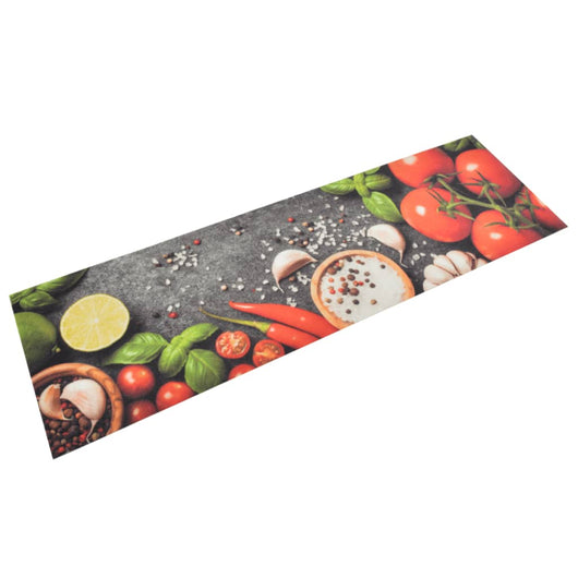 Tappeto da Cucina Lavabile Verdure 45x150 cm Vellutocod mxl 80435