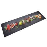 Tappeto da Cucina Lavabile Spezie 45x150 cm Vellutocod mxl 71038