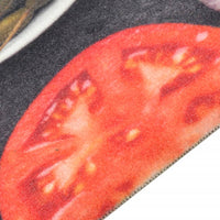 Tappeto da Cucina Lavabile Vino e Cena 60x300 cm Velluto 136554