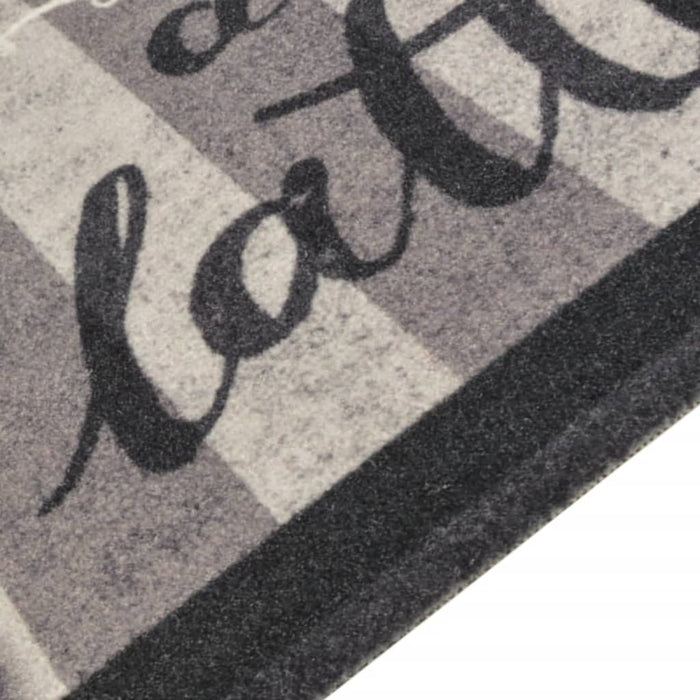 Tappeto da Cucina Lavabile Nero CaffÃ¨ 45x150 cm Vellutocod mxl 95071