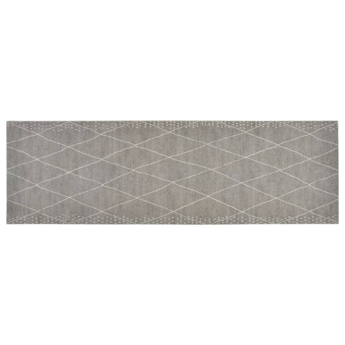 Tappeto da Cucina Lavabile Rombi 60x180 cm Velluto 136565