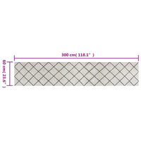 Tappeto da Cucina Lavabile-Tappetino da Cucina Quadri 60x300 cm Velluto