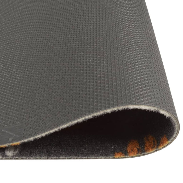 Tappeto da Cucina Lavabile Zampe 45x150 cm Velluto 136573