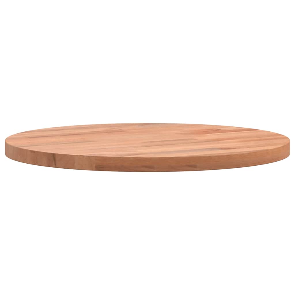 vidaXL Piano per Tavolo Ø30x1,5 cm Rotondo in Legno Massello di Faggio