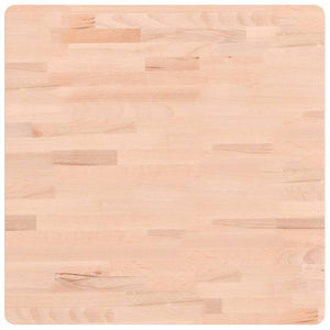 Piano per Tavolo 60x60x1,5 cm Quadrato Legno Massello di Faggio 355950