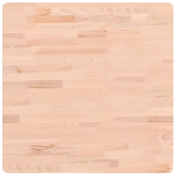 Piano per Tavolo 60x60x1,5 cm Quadrato Legno Massello di Faggio 355950