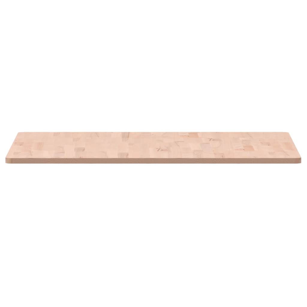 Piano per Tavolo 80x80x1,5 cm Quadrato Legno Massello di Faggio 355952