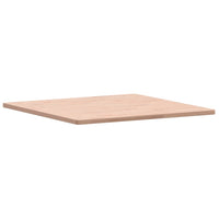 Piano per Tavolo 90x90x2,5 cm Quadrato Legno Massello di Faggio 355959