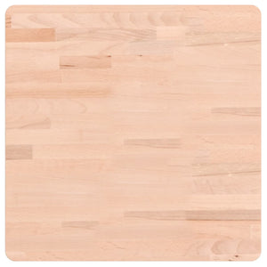 Piano per Tavolo 50x50x4 cm Quadrato Legno Massello di Faggiocod mxl 131305