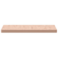 Piano per Tavolo 80x80x4 cm Quadrato Legno Massello di Faggio 355964