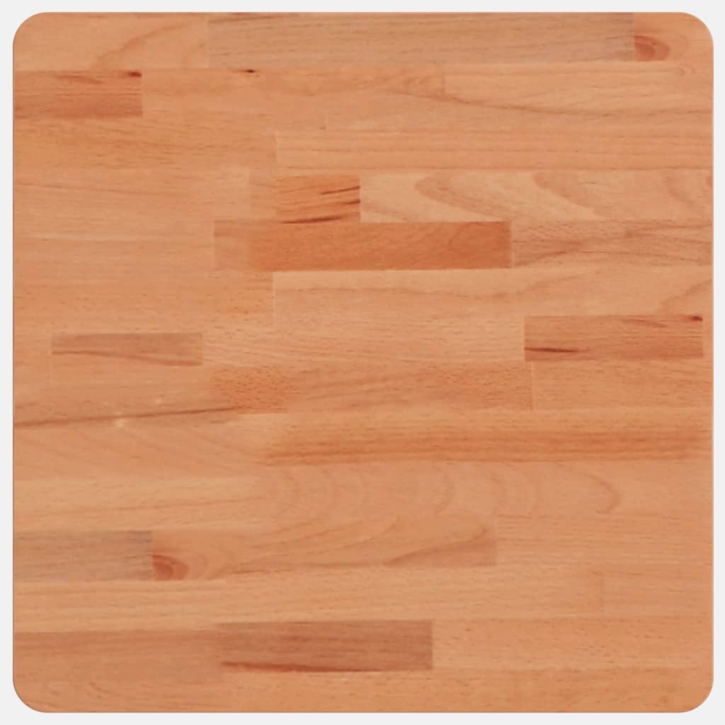 Piano per Tavolo 40x40x1,5 cm Quadrato Legno Massello di Faggio 355966