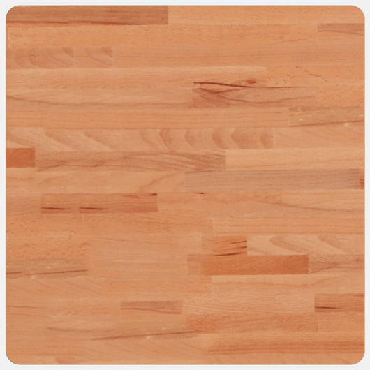 Piano per Tavolo 50x50x1,5 cm Quadrato Legno Massello di Faggiocod mxl 83380