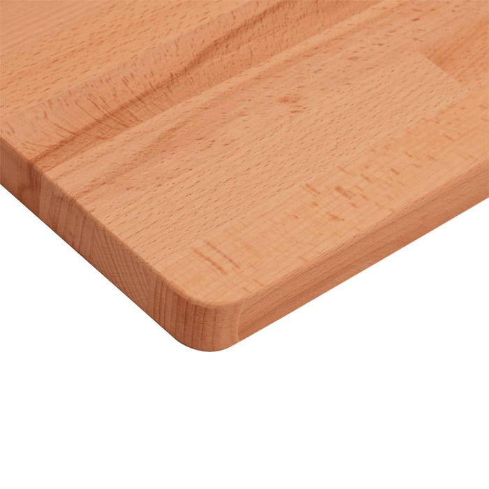 Piano per Tavolo 70x70x1,5 cm Quadrato Legno Massello di Faggio 355969